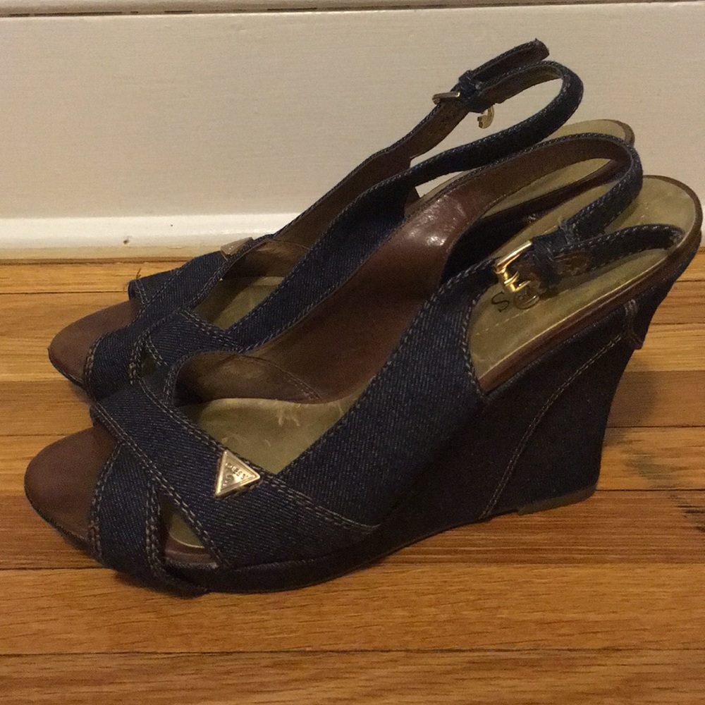 Guess Wedge Heels size 9